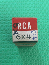 Load image into Gallery viewer, RCA 6X4 Vacuum Tube Rectifier Black Plates NOS NIB
