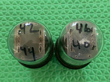 Load image into Gallery viewer, Matched Pair RCA 6SL7 6SL7GT Black Plate Vacuum Tubes
