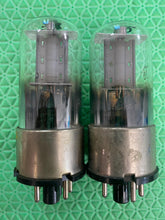 Load image into Gallery viewer, Matched Pair Sylvania 6J5 6J5GT Metal Base Vacuum Tubes Valves NOS-Testing
