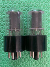 Load image into Gallery viewer, Matched Pair RCA 6SL7 6SL7GT Black Plate Vacuum Tubes
