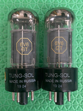 Load image into Gallery viewer, Matched Pair Tung-Sol 6V6 6V6GT Vacuum Tubes NOS-Testing
