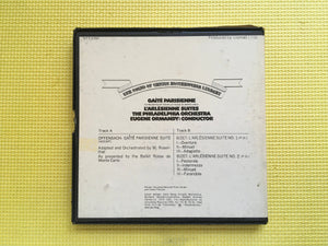 Offenbach Gaite Parisienne L'Arlesienne Suites Philadelphia Orchestra Eugene Ormandy 7 1/2 IPS 4 Track Open Reel Tape Columbia R11 6161