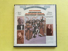Load image into Gallery viewer, Offenbach Gaite Parisienne L&#39;Arlesienne Suites Philadelphia Orchestra Eugene Ormandy 7 1/2 IPS 4 Track Open Reel Tape Columbia R11 6161
