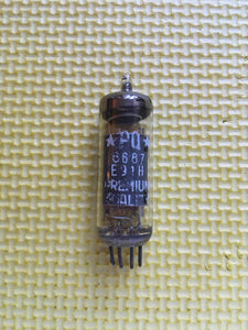 Philips Special Quality SQ E91H 6687 Vacuum Tube Valve NOS NIB